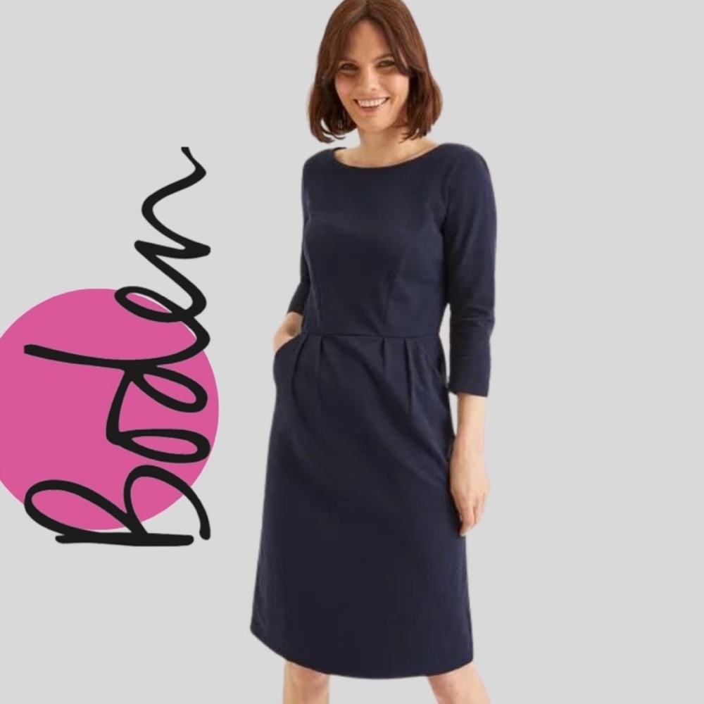 Boden Blue Penny Dress